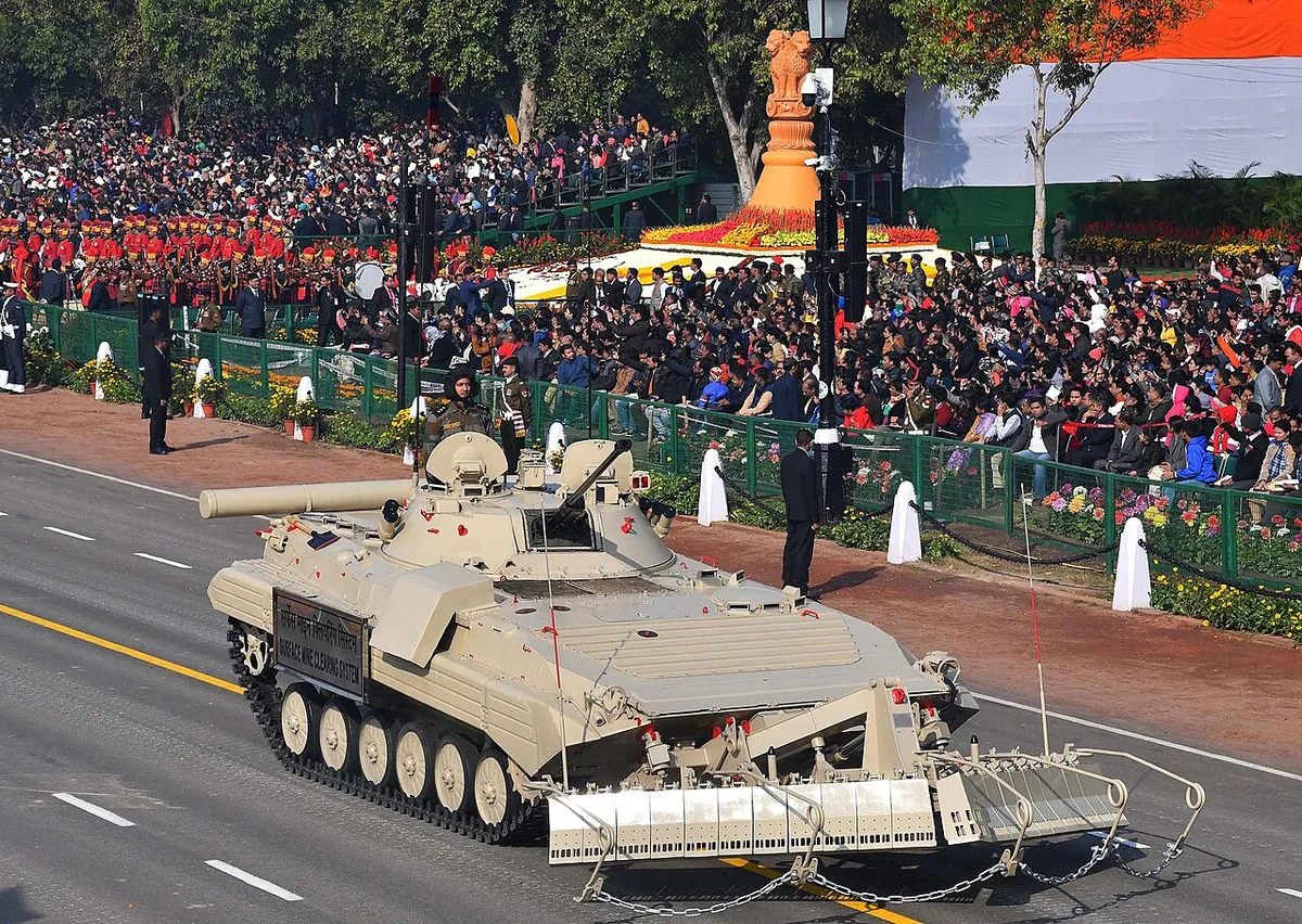 Surface Mine Clearing System on Sarath manufactured by Ordnance Factory Medak